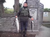 Neil Walton from Voya Seaweed Baths and Spa with his catch for the day