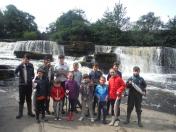Some of the Kids who enjoyed their day fishing at Ballisodare.