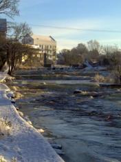 River Frozen 2010